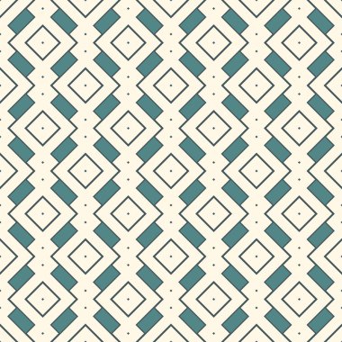 Etnik, kabilesel, pürüzsüz yüzey deseni. Tekrarlanan elmaslar ve eşkenar dörtgen motifler. Halkın geçmişi. Folklorik duvar kağıdı. Geometrik süs. Coğrafi dijital kağıt, tekstil baskısı. Vektör sanatı