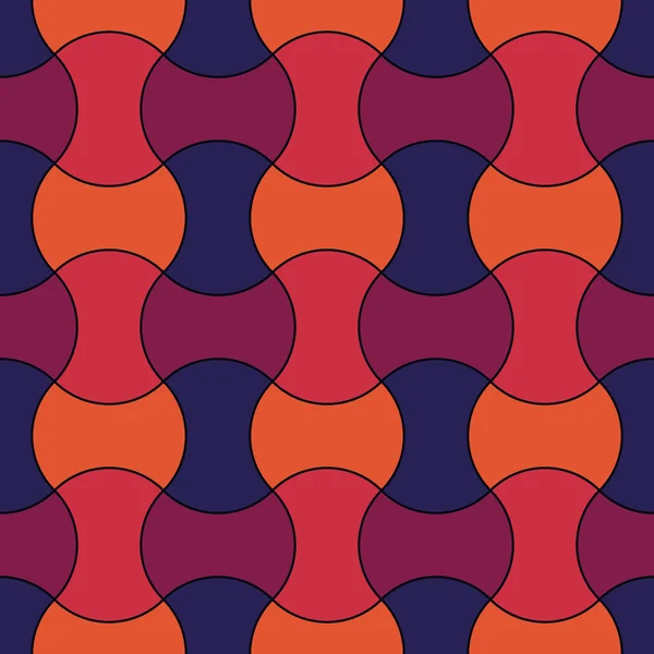 Modèle Sans Couture Noyau Pomme Courtepointes Texture Motif Patchwork Ornement — Image vectorielle