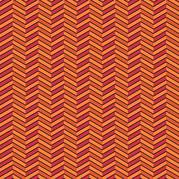 Modèle Sans Couture Lignes Zigzag Répétées Ornement Chevrons Des Rayures — Image vectorielle