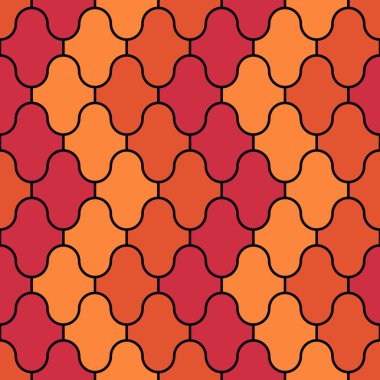 Kusursuz desen. Paseo fayans süsü. Geleneksel Doğu süslemeleri. Tekrarlanan fener şekilleri. Mozaik duvar kağıdı. Döşeme motifi. Geometrik dijital kağıt. Etnik tekstil baskısı. Vektör resmi