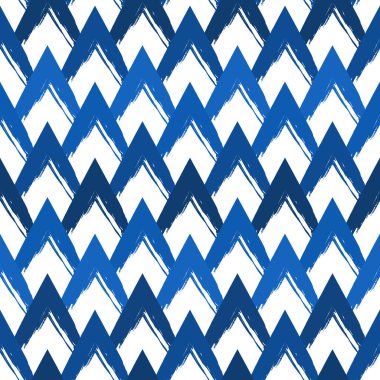 Boya fırçası pürüzsüz desen. Freehand grunge tasarım arka planı. Motif doğulu süsü ölçeklendir. Moda el çizimi geometrik baskı. Modern sanatsal el soyut vektör duvar kağıdı çizimi