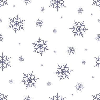 Kar taneleriyle kusursuz desen