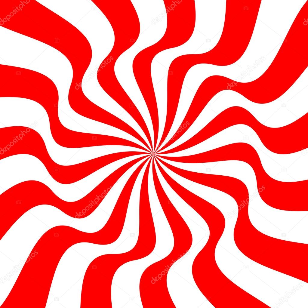 Red white swirl abstract vortex background.