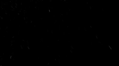 Gerçek Kar, yağan kar 4K 'da siyah zemin üzerinde izole edilmiş beste, hareket grafikleri için kullanılacak.