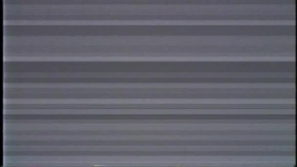 Glitch noise static television VFX pack. Visual video effects stripes background,tv screen noise glitch effect.Video background, transition effect for video editing, intro and logo reveals with sound. — Stock Video