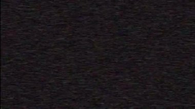 Vintage düğmesi açık, televizyonu kapat. Analog Statik Gürültü dokusu. Tek renkli, siyah ve beyaz titreşimli ses..