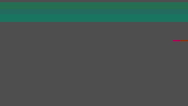 Glitch brus statisk TV VFX pack. Visuella videoeffekter ränder bakgrund, tv-skärm buller glitch effekt.Video bakgrund, övergångseffekt för videoredigering, intro och logotyp avslöjar med ljud. — Stockvideo