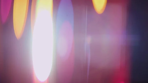 Techy Blue Optical Lens Flares Transition Seamless Loop Natural Anamorphic Stock Photo