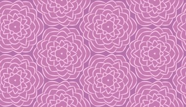 Dikişsiz desen grafik çiçeklerden yapılmış