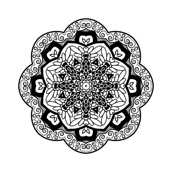 Mandala de vector. Elementos decorativos étnicos. — Archivo Imágenes Vectoriales