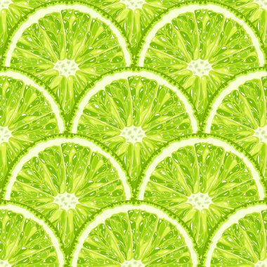 Limon diliminin vektörsüz deseni. Gerçekçi narenciye arkaplanı