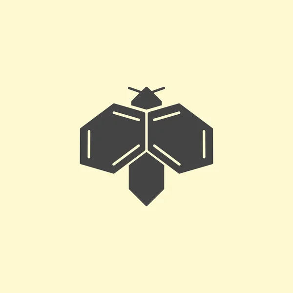 Design Logotipo Inseto Logotipo Abelha — Vetor de Stock