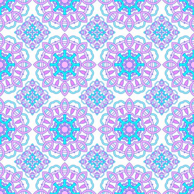 Etnik tarzdaki soyut unsurlardan kusursuz bir model