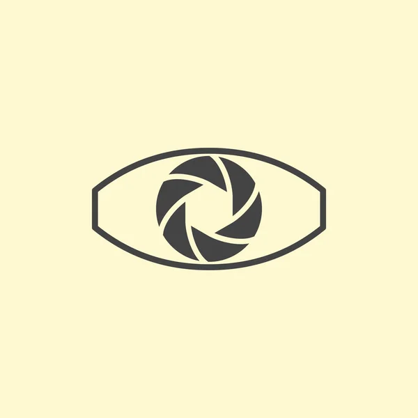 Fotografie Logo Design Auge — Stockvektor