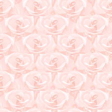 Pembe güllerden yapılmış kusursuz desen