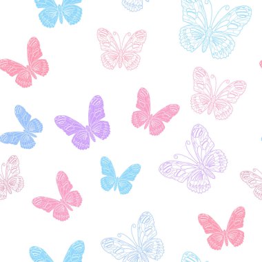 Kelebeklerden yapılmış kusursuz desen