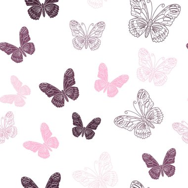 Kelebeklerden yapılmış kusursuz desen