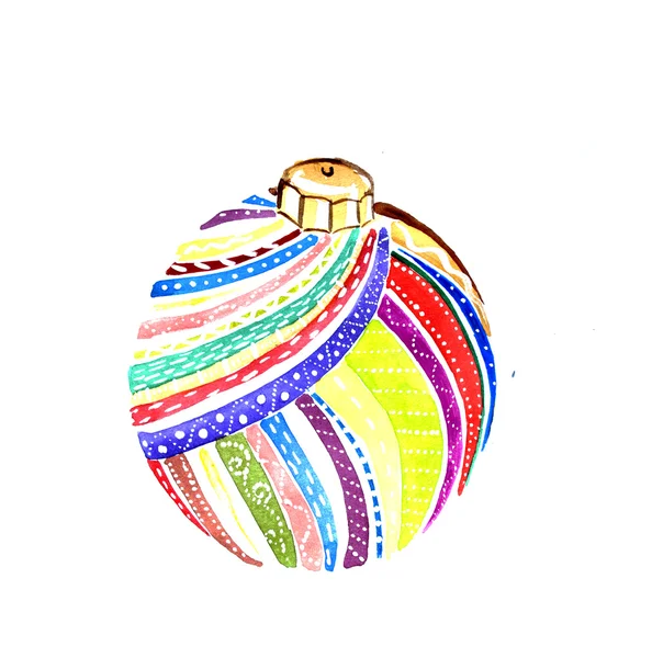 Ghirlandă de Crăciun colorată pentru pomul de Crăciun și decorațiuni — Fotografie, imagine de stoc