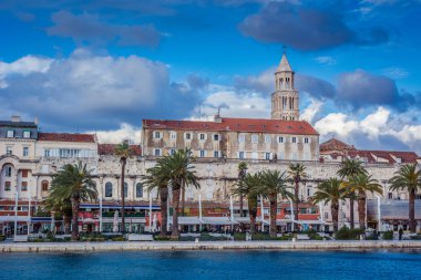 Waterfont cityscape Hırvatistan split.