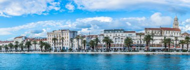 Panorama Split Hırvatistan cityscape.