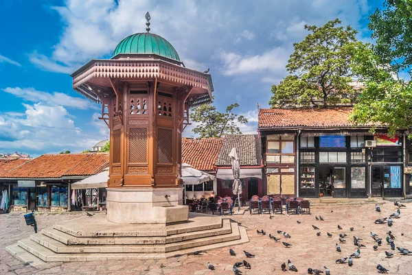 Sarajevo sebilj altes Zentrum. — Stockfoto