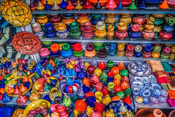 Colorido tajine Marruecos . —  Fotos de Stock