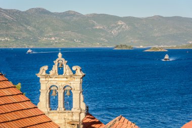 Korcula adalar Hırvatistan.