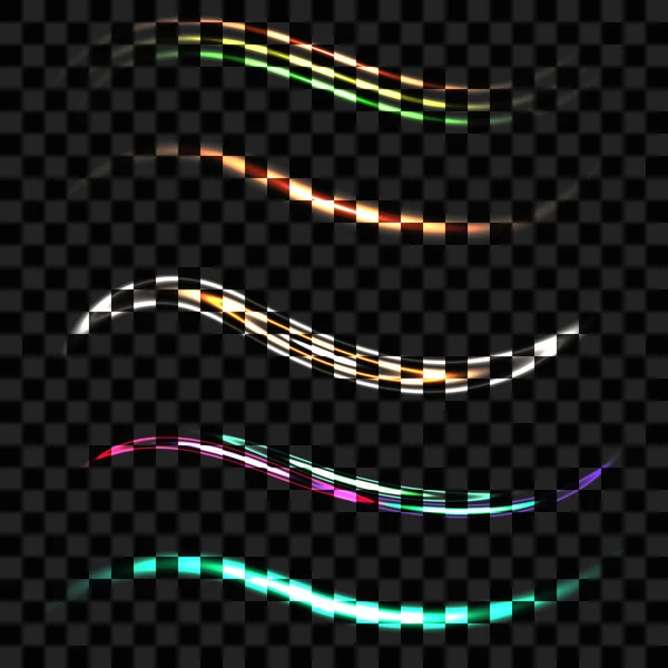 Neon ışık. Renkli ışık efektleri. Neon parlama satırlar