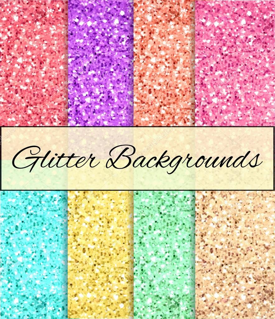 Glitter Backgrounds Shine Stock Vector Nastasyia0111gmailcom