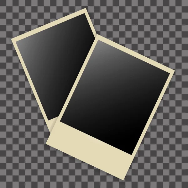 Polaroid frames vector set — Stockvector