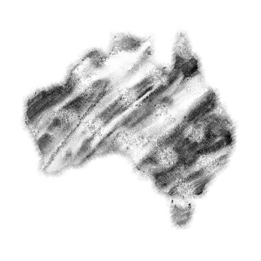 İzole kroki Avustralya