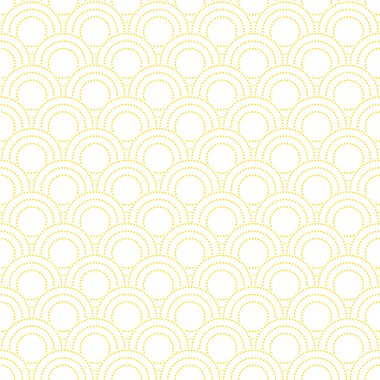 Daireler çizerek desen. Duvar kağıdı, ambalaj kağıdı ve tekstil için noktasız desen. Vektör illüstrasyonu.