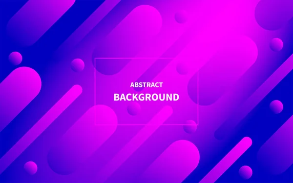 Ultraviolet Trendy Modern Background Geometric Shapes Digital Backdrop Technological Pattern — Stock Vector