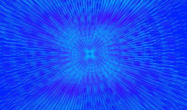 Farklı mavi ışınlara sahip müzik arkaplanı. Parlak mavi bayrak