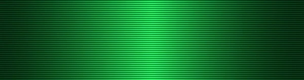 概要横線状の広い縞模様の緑輝く背景 スキャン画面 ストライプの技術的な未来的なカード ベクターイラスト — ストックベクタ