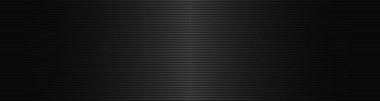 Abstract wide striped lined horizontal glowing background. Scan black screen. Technological futuristic card with stripes. Vector illustration.