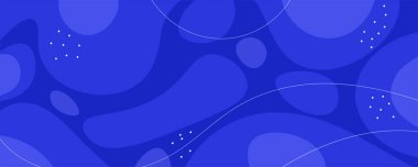 Organik soyut geometrik şekiller. Eğri çizgileri olan modern bir model. En az karalama arkaplanı.