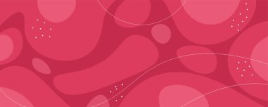 Organik soyut geometrik şekiller. Eğri çizgileri olan modern bir model. En az karalama arkaplanı.