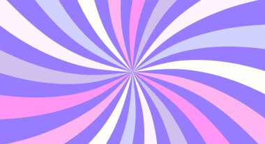 Sirkin arka planı ışınlarla dolu. Festival afişi. Retro çizgi film güneş patlaması. Soyut karnaval ilanı şablonu. Vektör vintage banne