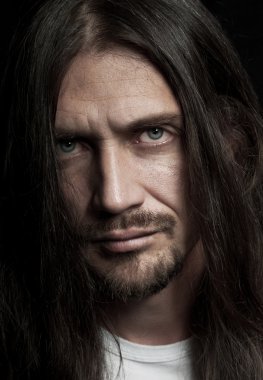 Rock yıldızı portresi