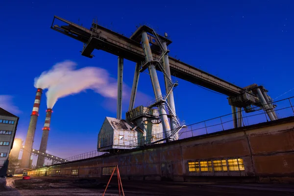 Centrale électrique au charbon — Photo