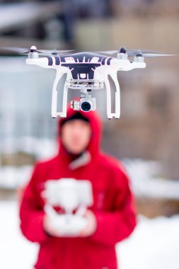 Fotoğraf çeker vurgulama dron
