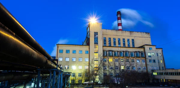 Вугільна powered завод — стокове фото