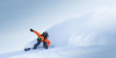 İçinde belgili tanımlık kış snowboard