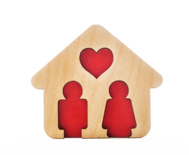 küçük bir ahşap ev