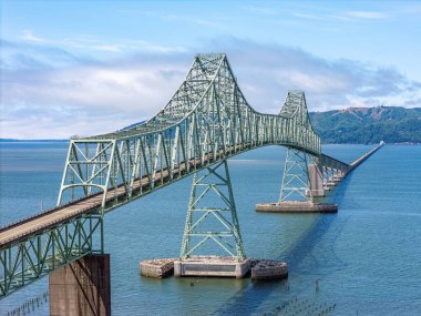 Astoria Megler Köprüsü Kolombiya Nehri Kuzeybatı Hava Aracı