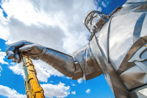 The worlds largest statue of Genghis Khan — Stock Photo, Image