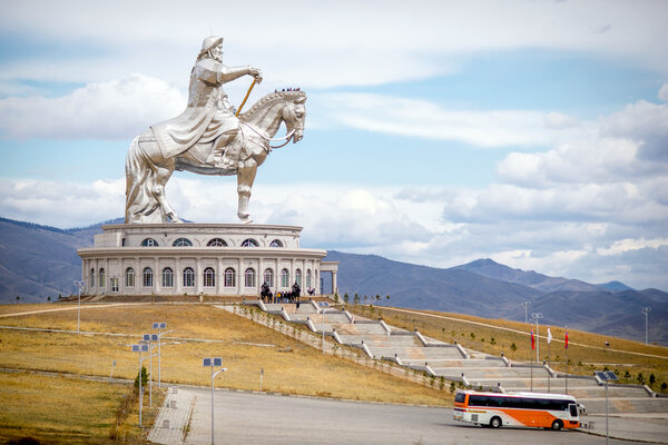 The worlds largest statue of Genghis Khan