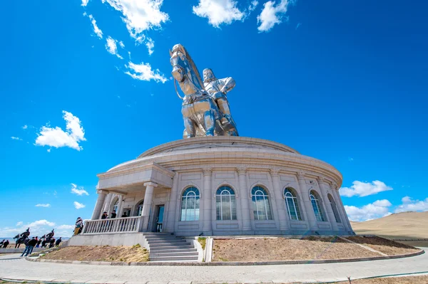 La statua più grande del mondo di Gengis Khan — Foto Stock