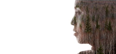 Bir kadının çift portresi